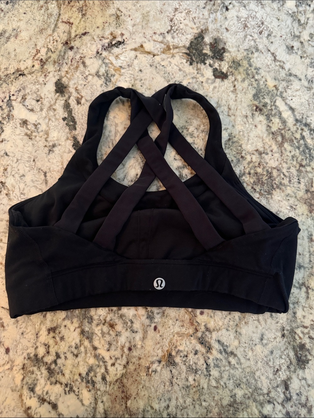 lululemon athletica Black Strappy Sports Bra